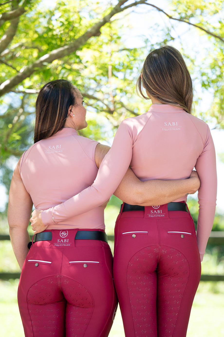 Sculpt Performance Hybrid Breeches: Ruby Red