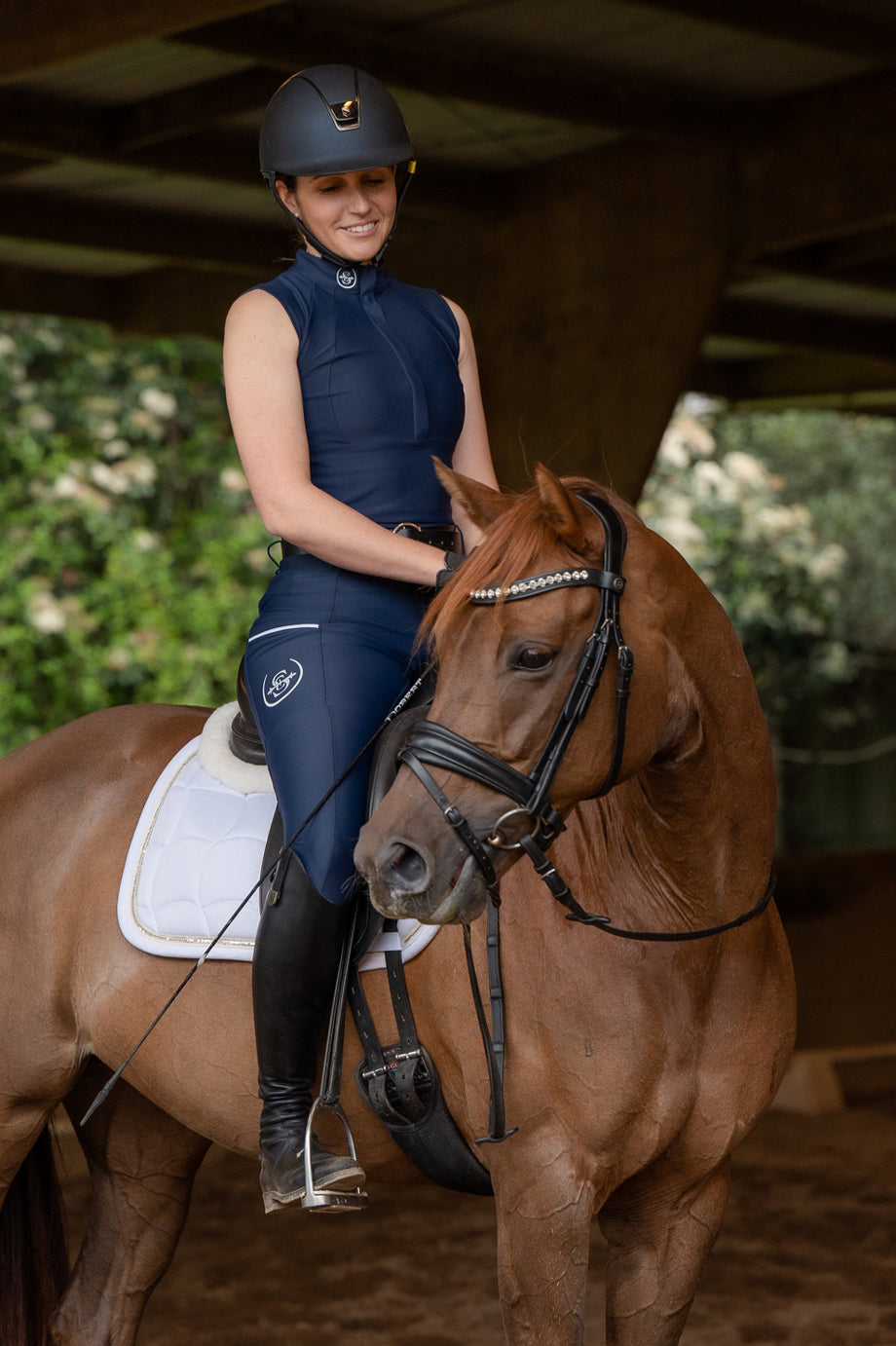 Sleeveless Paradigm Design Base Layer: Azurite