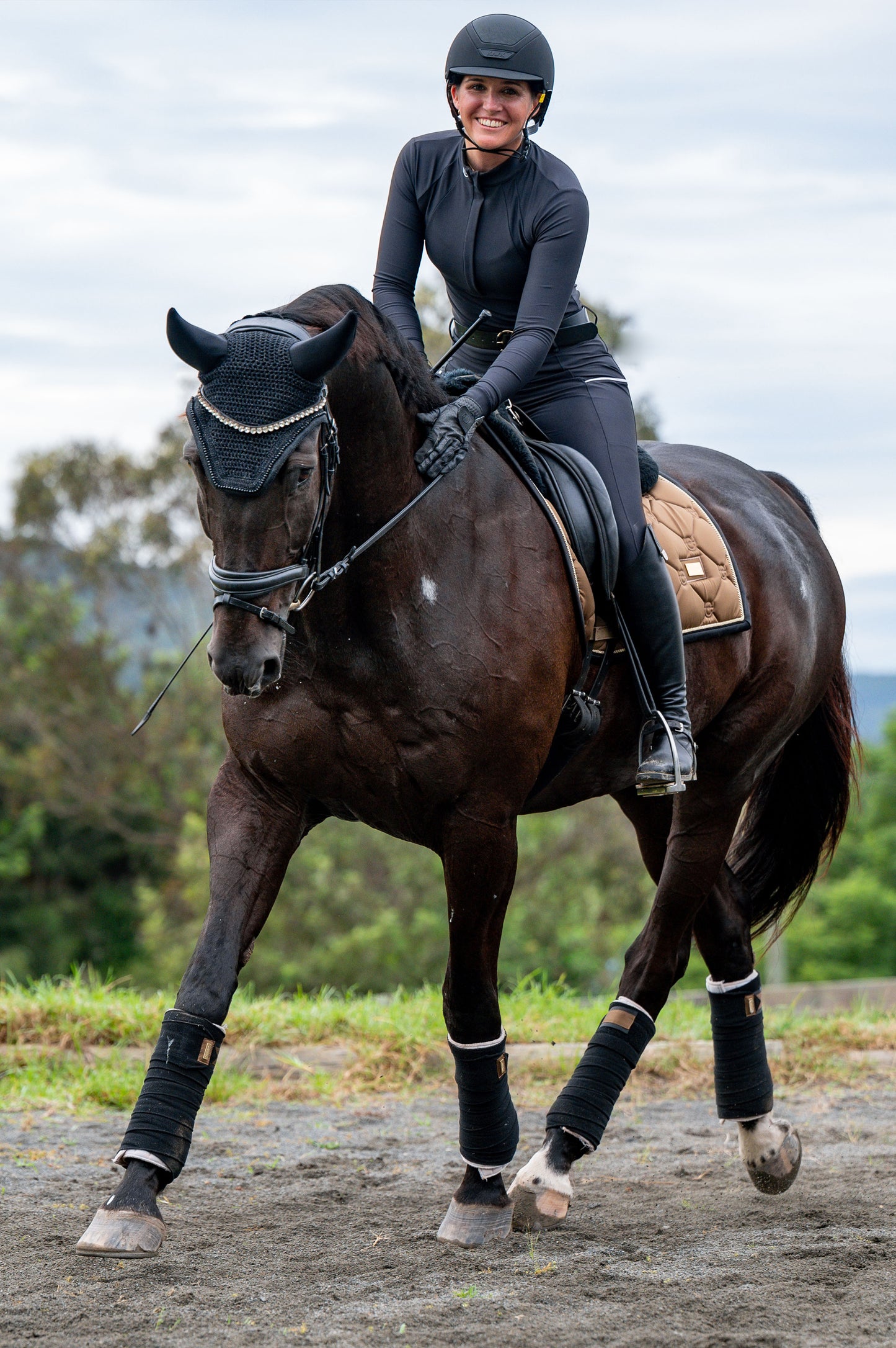 Long Sleeve Paradigm Design Base Layer: Black Obsidian