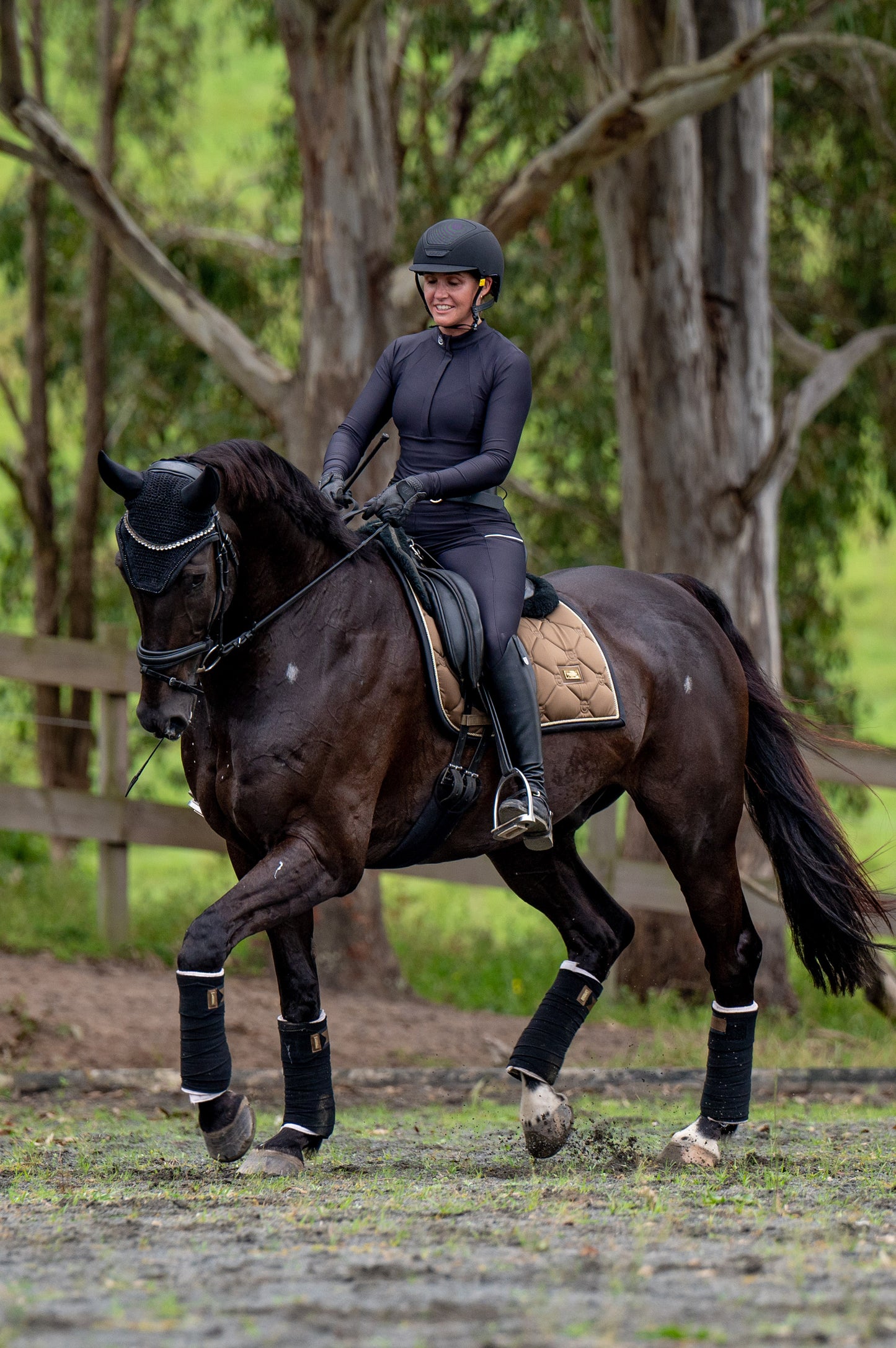 Long Sleeve Paradigm Design Base Layer: Black Obsidian