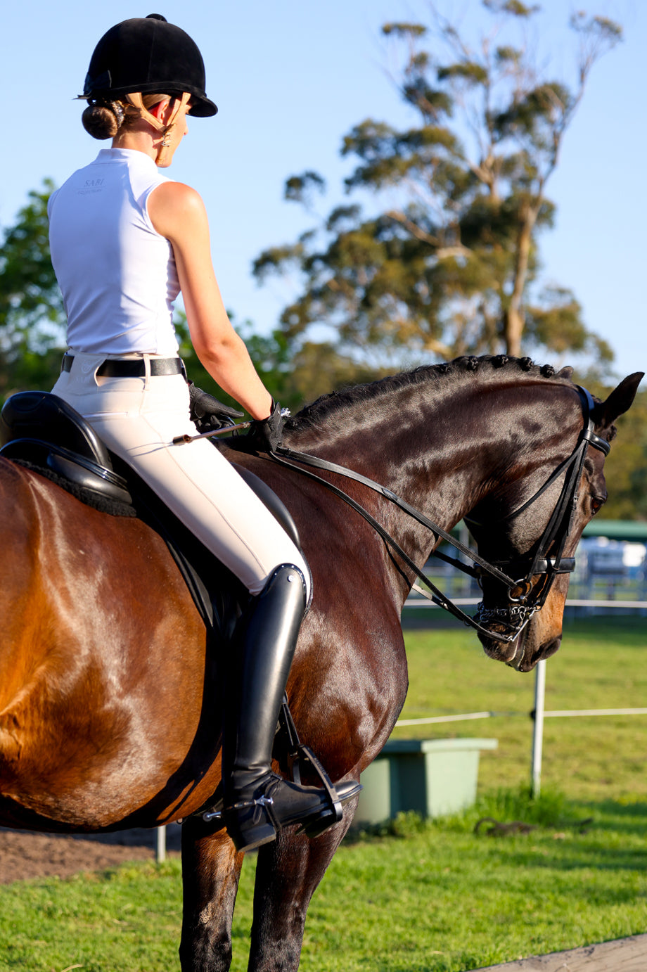 Sculpt Performance Hybrid Breeches: Buttercream