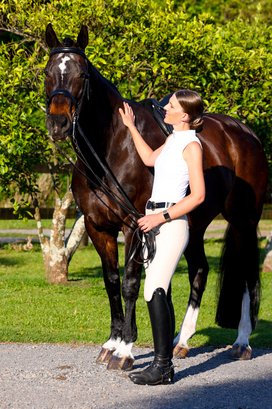 Sculpt Performance Hybrid Breeches: Buttercream