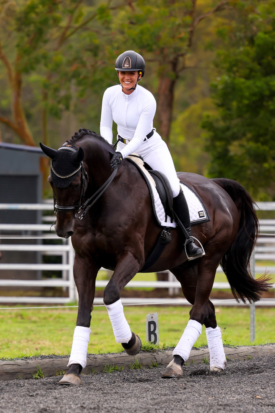 Limited Edition Thermal Tech Hybrid Breeches: Alpine White