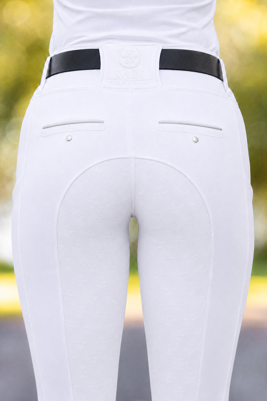 Limited Edition Thermal Tech Hybrid Breeches: Alpine White